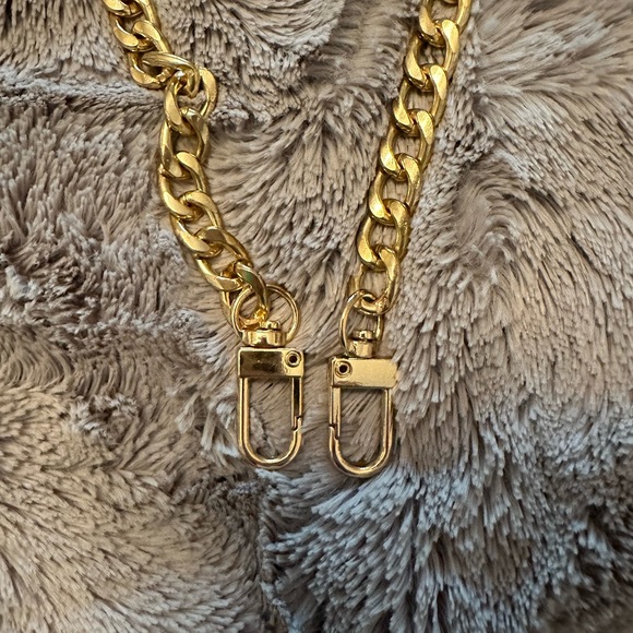 New Felt crossbody wallet or wallet on a chain  insert with 16” chain - Picture 8 of 9